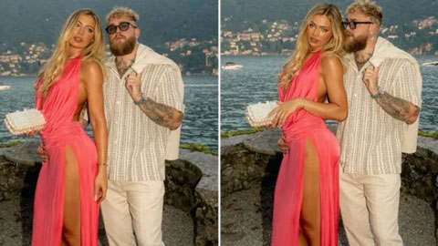  Hôn thê của Jake Paul khoe vòng một gợi cảm khi diện trang phục táo bạo