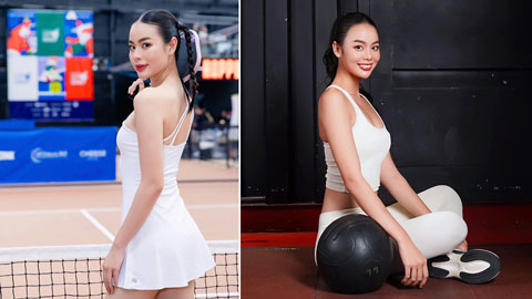  Nét như Á hậu Ánh Vương: Sân pickleball cũng đỉnh, phòng gym cũng tài
