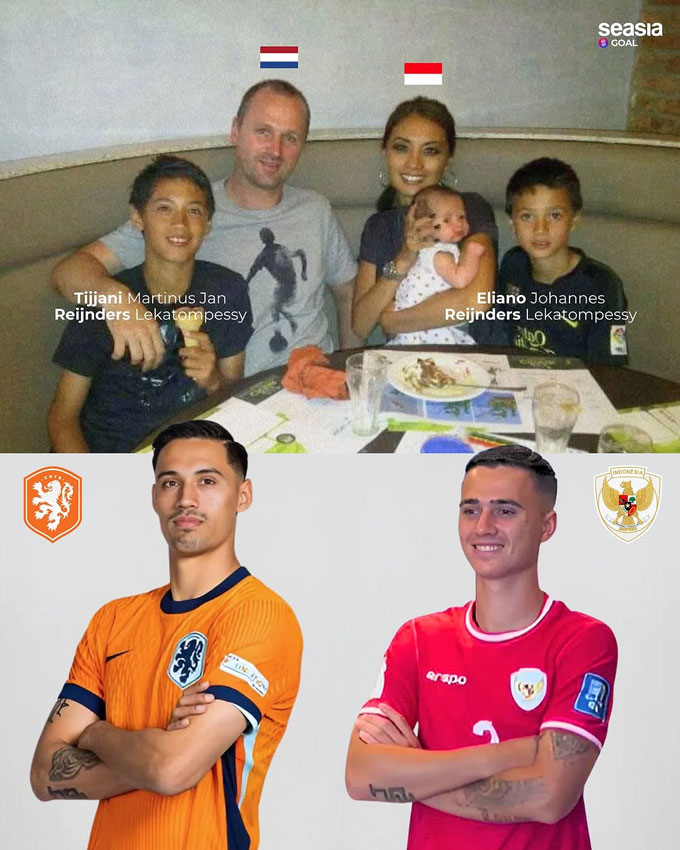 Reijnders có mẹ là người Indonesia