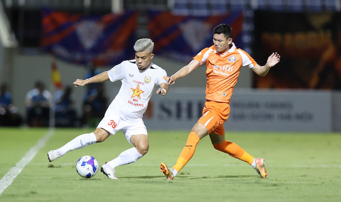 Chơi lấn lướt khi đá sân nhà, nhưng SHB Đà Nẵng đã phung phí quá nhiều cơ hội - Ảnh: Phi Hải