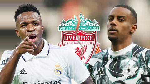  Liverpool từ bỏ Isak để chuyển sang Vinicius?