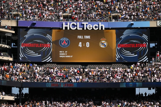 Dù dừng bước ở bán kết sau thất bại 0-4 trước PSG, Real Madrid vẫn bỏ túi 80 triệu euro từ FIFA Club World Cup.