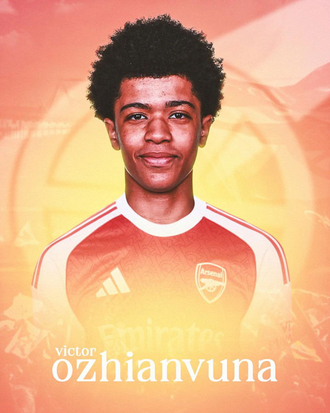 Ozhianvuna chuẩn bị ký thỏa thuận tiền hợp đồng với Arsenal
