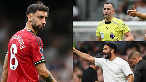  Bruno Fernandes chỉ trích trọng tài sau pha đá hỏng quả 11m