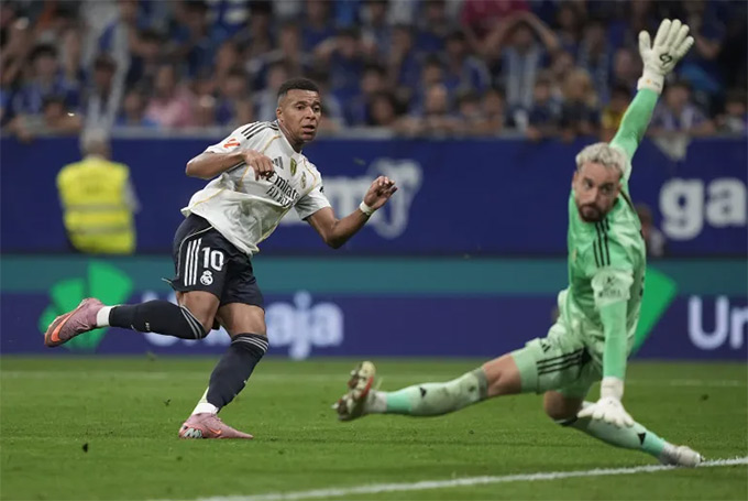 Mbappe tiếp tục tỏa sáng để giúp Real giành chiến thắng