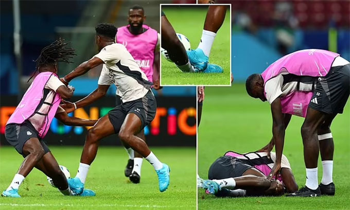 Chấn thương gần nhất trong buổi tập hôm 10/8