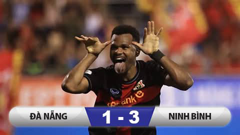  Kết quả Đà Nẵng 1-3 Ninh Bình: Tân binh V.League thống trị ngôi đầu