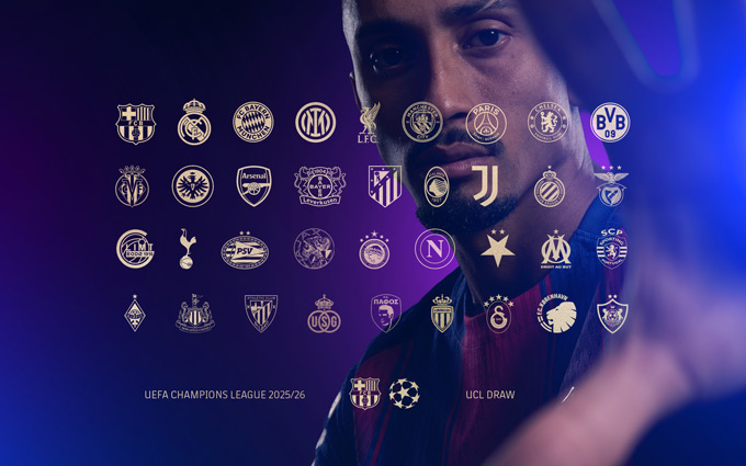 36 CLB tham dự Champions League 2025/26