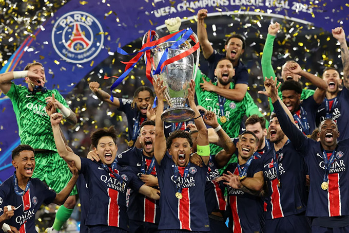 PSG hiện nhà ĐKVĐ Champions League