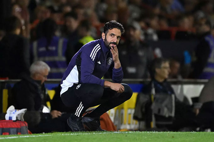 Amorim đang chịu nhiều chỉ trích vì phong độ kém cỏi của MU