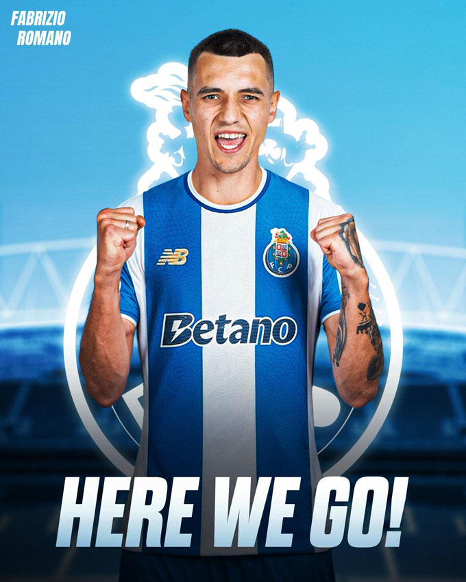 Kiwior đạt thoả thuận gia nhập Porto