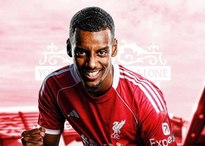 Liverpool chi ra số tiền kỷ lục để chiêu mộ Isak