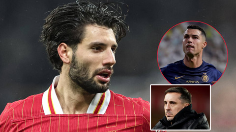  Neville ngả mũ với Szoboszlai, khen sút phạt giống hệt Cristiano Ronaldo