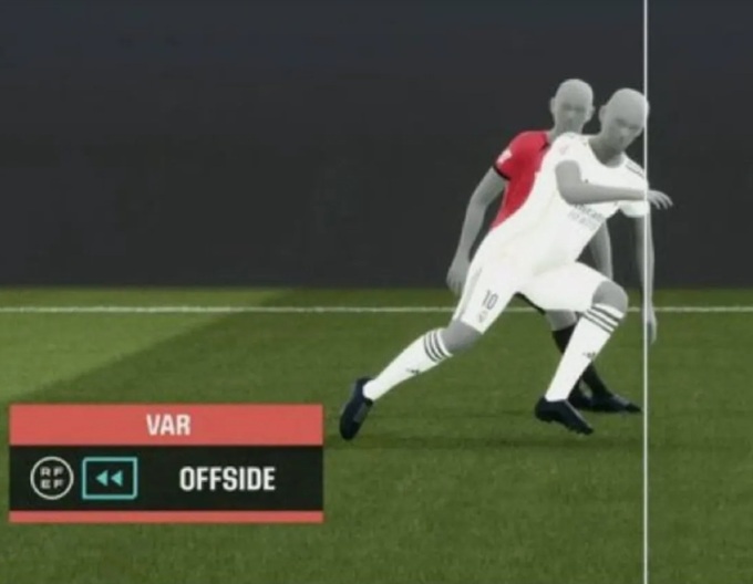 Một tình huống nhạy cảm, khi Kylian Mbappe bị thổi phạt việt vị và từ chối bàn thắng
