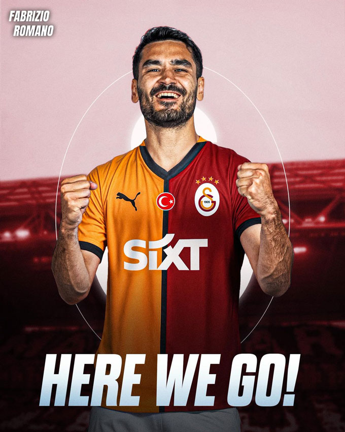 Gundogan gia nhập Galatasaray theo dạng CNTD