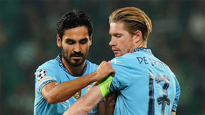 Gundogan tiếp bước De Bruyne rời sân Etihad