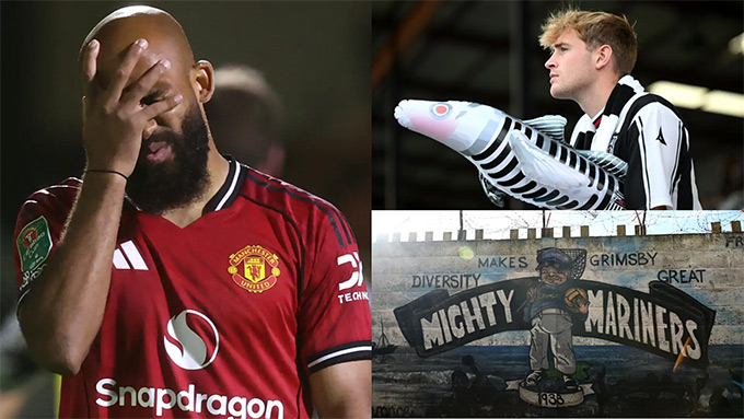 MU chấp nhận thất bại trước Grimsby Town ở Cúp Liên đoàn Anh