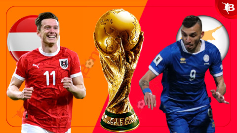  Nhận định bóng đá Áo vs Đảo Síp, 01h45 ngày 7/9: 3 điểm trong tay Áo