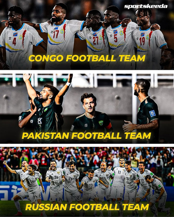 Có 3 quốc gia từng bị FIFA cấm dự World Cup 2026 là Congo, Pakistan và Nga