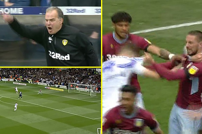 Bielsa lệnh cho các học trò để Villa ghi bàn