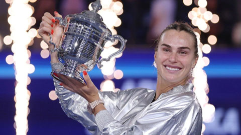  Aryna Sabalenka lần thứ hai liên tiếp vô địch US Open