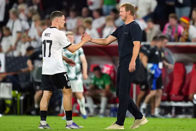 Nagelsmann cần đặt niềm tin tuyệt đối vào các tài năng trẻ như Wirtz để duy trì sự ổn định
