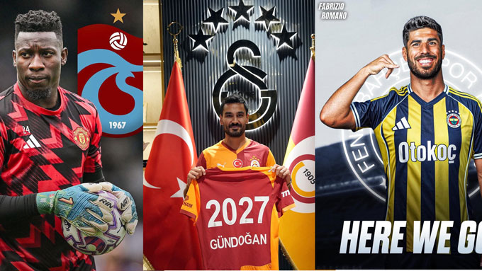 Rất nhiều ngôi sao gia nhập Super Lig ở hè 2025