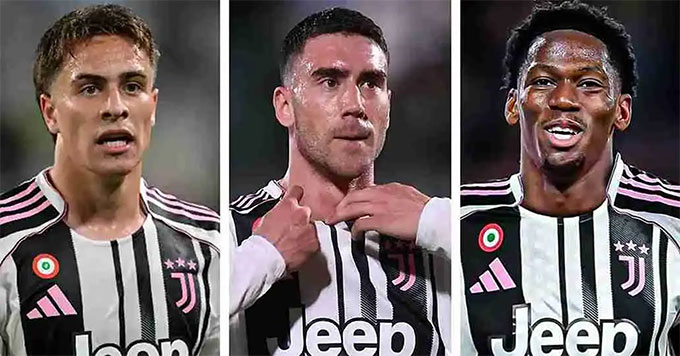 ... dùng bộ ba Yildiz - Vlahovic - David