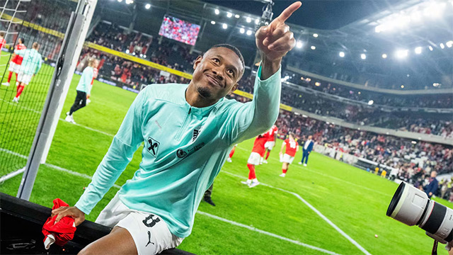Alaba vừa chơi một trận tuyệt hay ở ĐT Áo