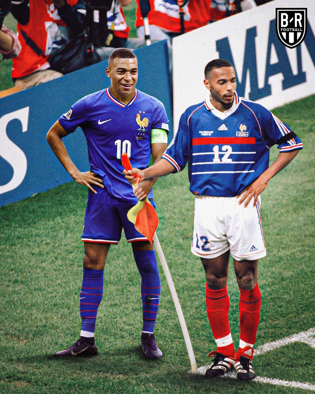 Mbappe đã có bàn thắng thứ 52 cho ĐTQG, qua đó vượt Thierry Henry trong bảng xếp hạng những cầu thủ ghi bàn xuất sắc nhất lịch sử Les Bleus