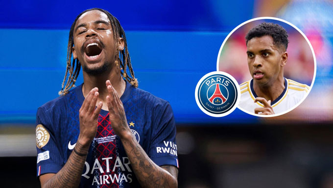 Real nhắm Barcola thay Rodrygo