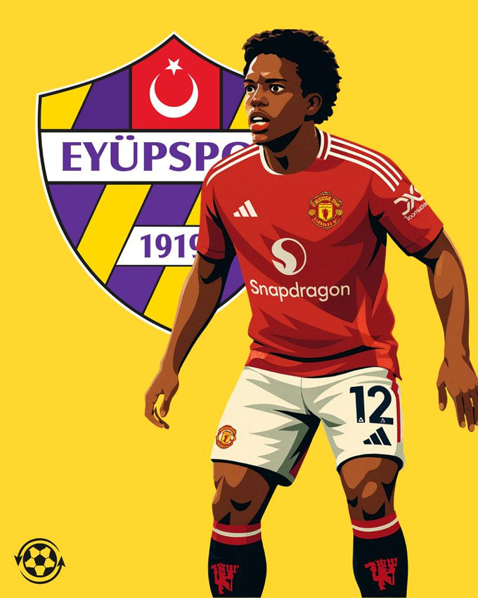 MU đạt thoả thuận cho mượn Malacia sang Eyupspor
