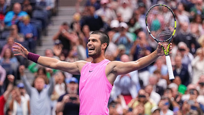 Alcaraz gia nhập hàng ngũ những tay vợt có tổng tiền thưởng nhiều nhất lịch sử