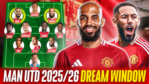  Đội hình mạnh nhất của MU sau kỳ chuyển nhượng mùa Hè 2025