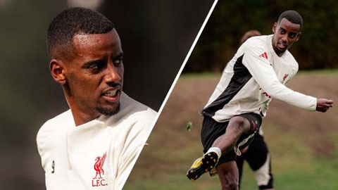  Fan Liverpool đưa ra quyết định ngay sau buổi tập đầu tiên của Alexander Isak
