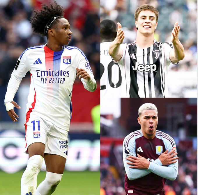 Nhưng Chelsea vẫn nhắm 3 mục tiêu trong tháng 1 tới, gồm (từ trái sang): Fofana, Yildiz và Rogers