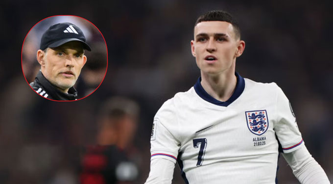 Foden không được HLV Thomas Tuchel triệu tập cho loạt trận vòng loại World Cup gần nhất