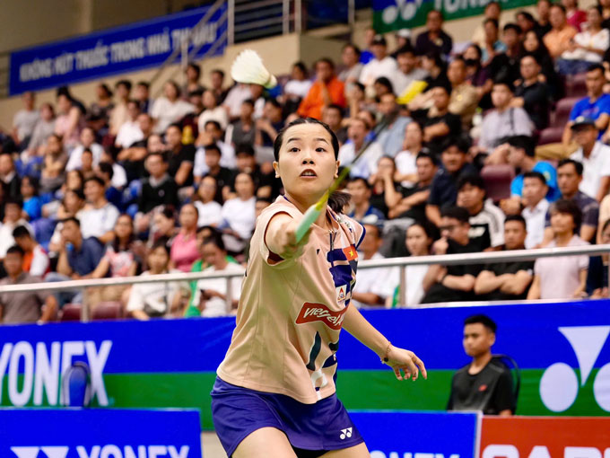 Nguyễn Thùy Linh giành quyền vào bán kết nội dung đơn nữ giải cầu lông Việt Nam mở rộng 2025
