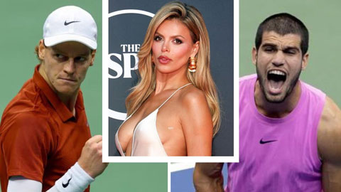  Bùng binh tình tay ba Jannik Sinner - Carlos Alcaraz - siêu mẫu Brooks Nader