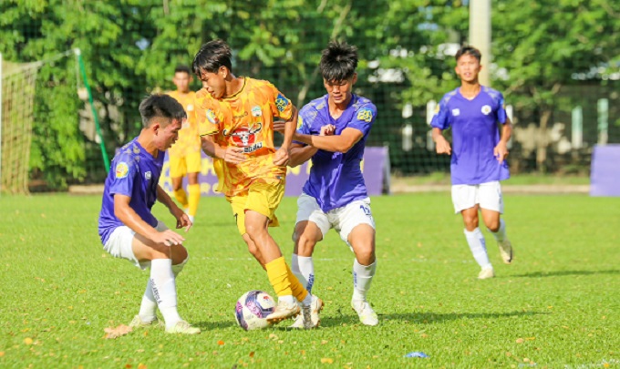 Hà Nội từng đánh bại HAGL 2-0 trong trận chung kết năm ngoái. Ành: Trung Đặng