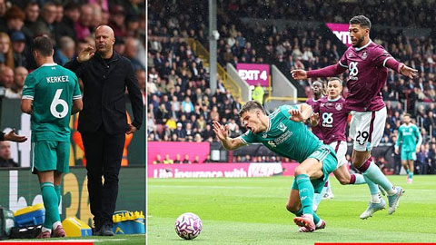  Milos Kerkez bị HLV Arne Slot rút ra sân chỉ sau 38 phút