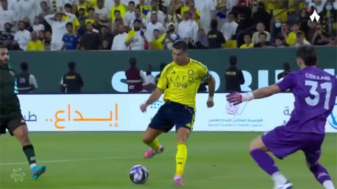 Ronaldo bỏ lỡ một cơ hội ngon ăn ở trận đấu này