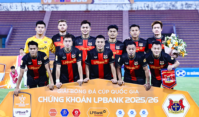 Ninh Bình đang có chuõi 27 trận bất bại trong thời gian thi đấu chính thức kể từ mùa giải năm ngoái - Ảnh: NBFC