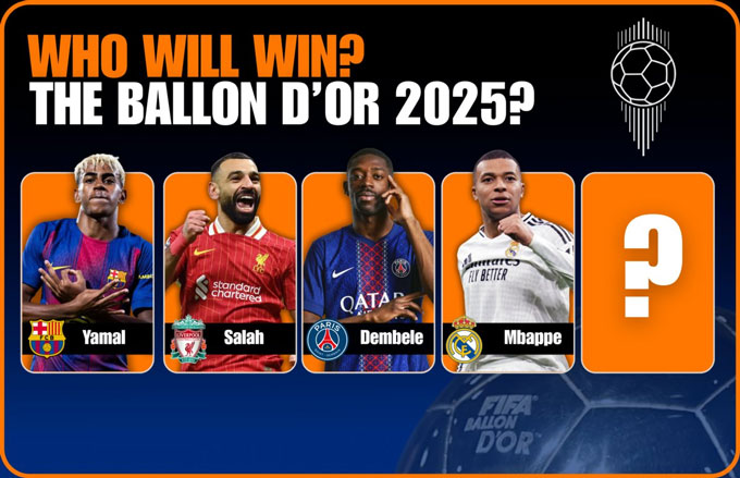 Việc ai sẽ là người chiến thắng Quả Bóng Vàng 2025 cũng mang tới nhiều tranh cãi