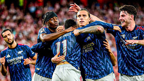  Arsenal tạo nên cột mốc lịch sử đáng kinh ngạc tại Champions League
