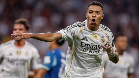  Kylian Mbappe vượt qua Van Nistelrooy về thành tích ghi bàn tại Champions League
