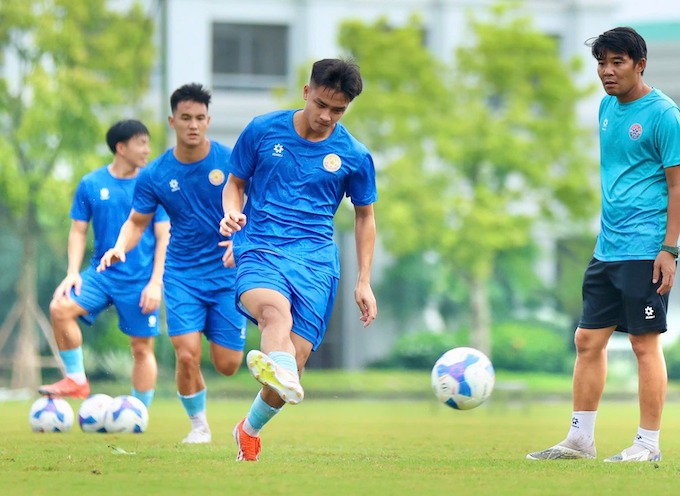 PVF-CAND đang rất muốn thắng SHB Đà Nẵng trong trận đấu này. Ảnh: FBNV