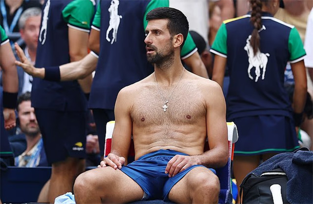 Djokovic đã 38 tuổi mà vẫn giữ được vóc dáng và sức lực như trai trẻ