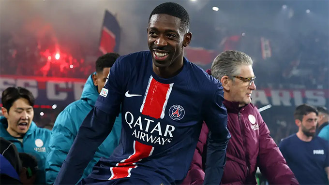 Dembele có nửa mùa sau 2024/25 vô cùng xuất sắc