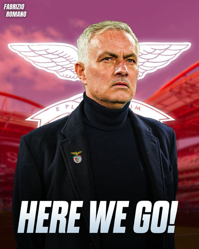 Romano xác nhận Mourinho đạt thoả thuận dẫn dắt Benfica